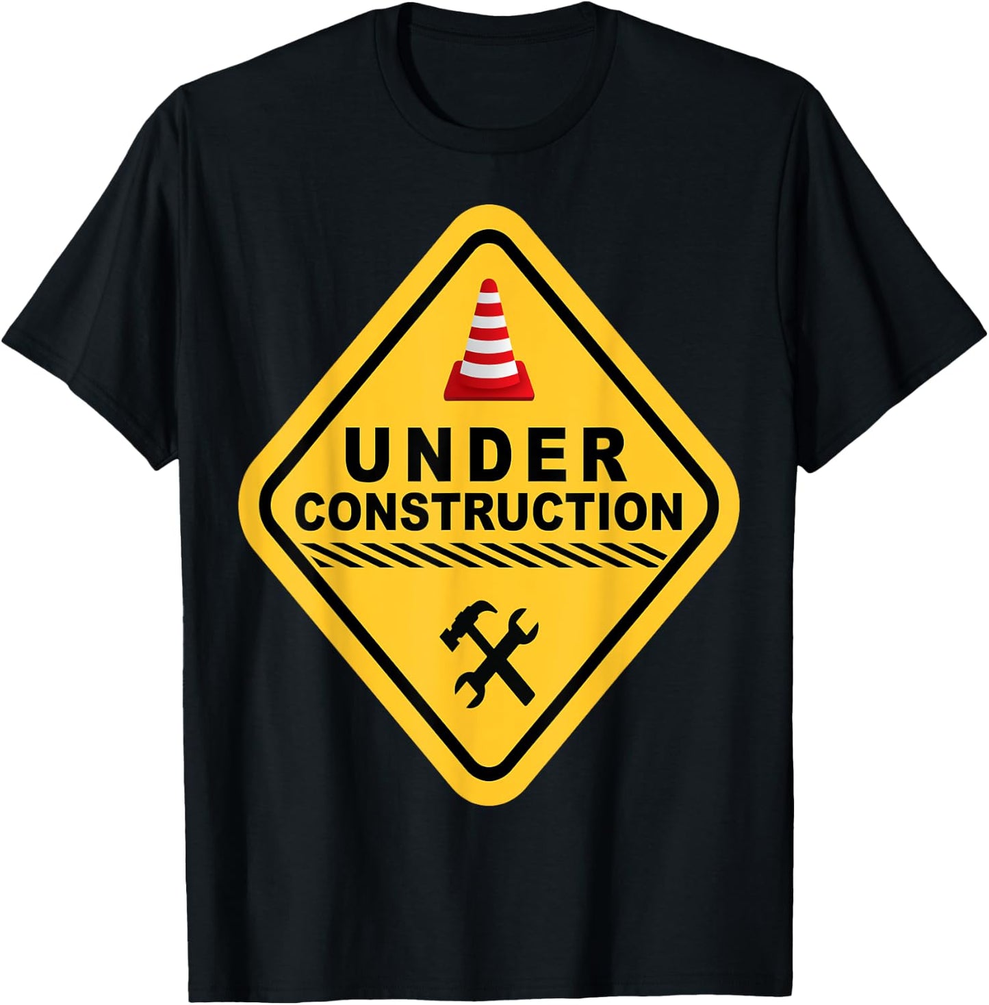 I Am Currently Under Construction T-Shirt - T-Shirt | Black