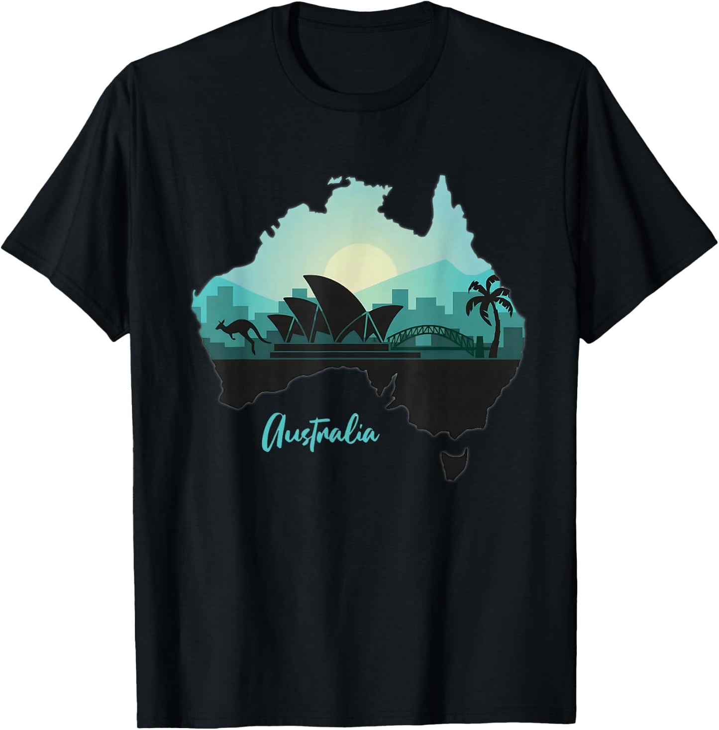 Women Australia, Girls Australia, Australia Shirt T-Shirt - T-Shirt | Black