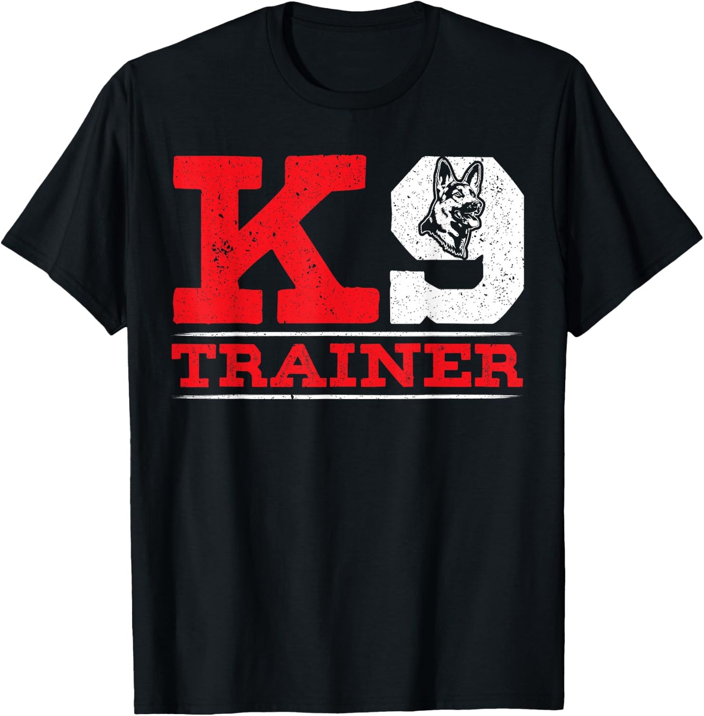 K9 Handler Police Dog Law Enforcement Police K9 Unit T-Shirt - T-Shirt | Black