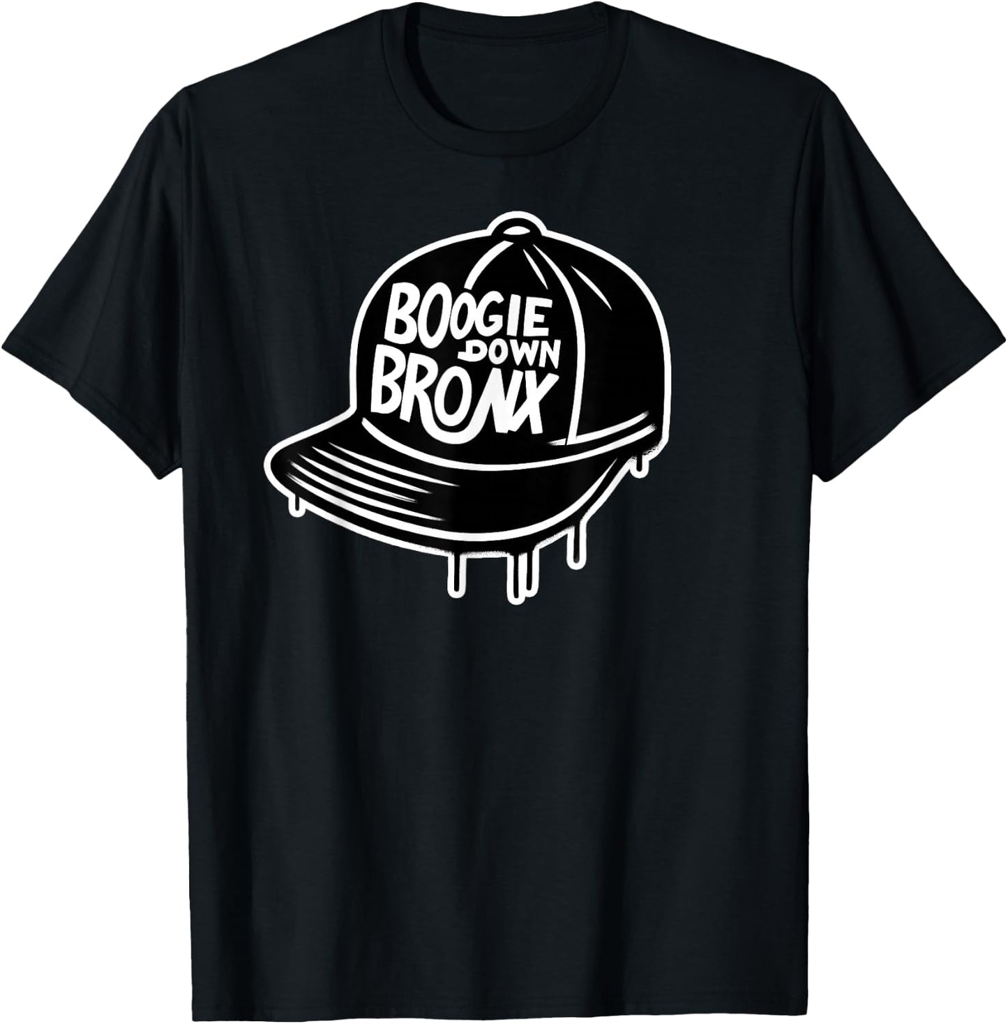 BOOGIE DOWN BRONX NY Retro Hip Hop Clothing Rap Old School T-Shirt - T-Shirt | Black