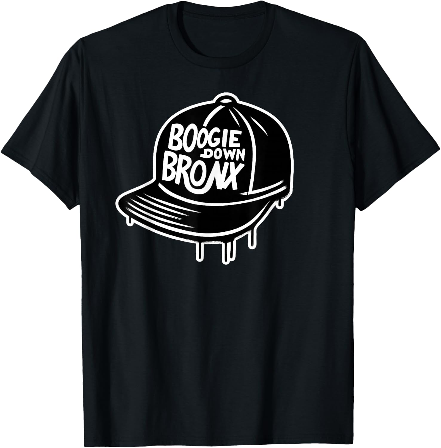BOOGIE DOWN BRONX NY Retro Hip Hop Clothing Rap Old School T-Shirt - T-Shirt | Black