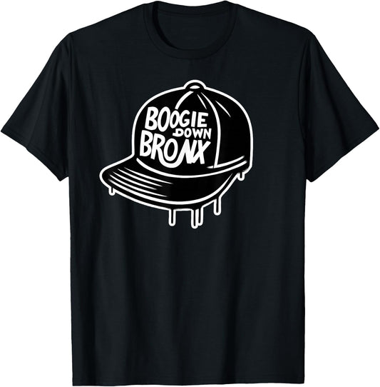 BOOGIE DOWN BRONX NY Retro Hip Hop Clothing Rap Old School T-Shirt - T-Shirt | Black