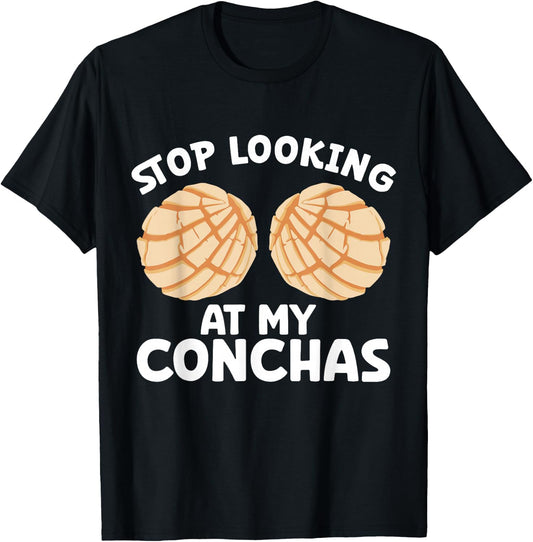 Conchas Pan Dulce Latina Mexican Mujer Concha Pastry T-Shirt - T-Shirt | Black
