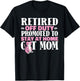 Retired Cat - Pensioner Retire Retirement T-Shirt - T-Shirt | Black