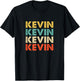 Kevin Name T-Shirt - T-Shirt | Black
