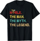 Noble The Man Shriner The Myth The Legend Freemason Shriners T-Shirt - T-Shirt | Black