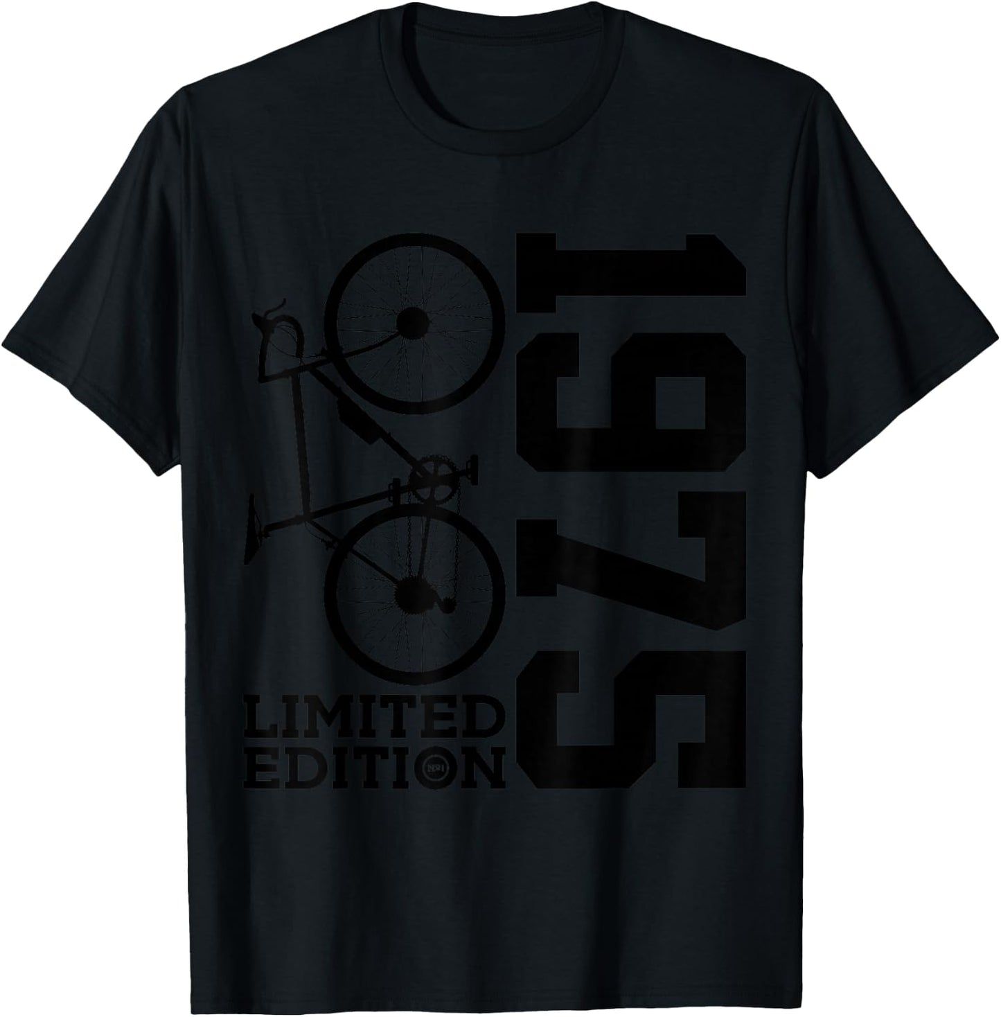 Cyclist 1975 Bike 51st Birthday Racing Bike T-Shirt - T-Shirt | Black