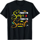 First I'm Sour Then I'm Sweet Funny Candy Patch Sweet Kids T-Shirt - T-Shirt | Black