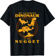 My Favorite Dinosaur Nugget Nugget Lover Chicken Nuggets T-Shirt - T-Shirt | Black
