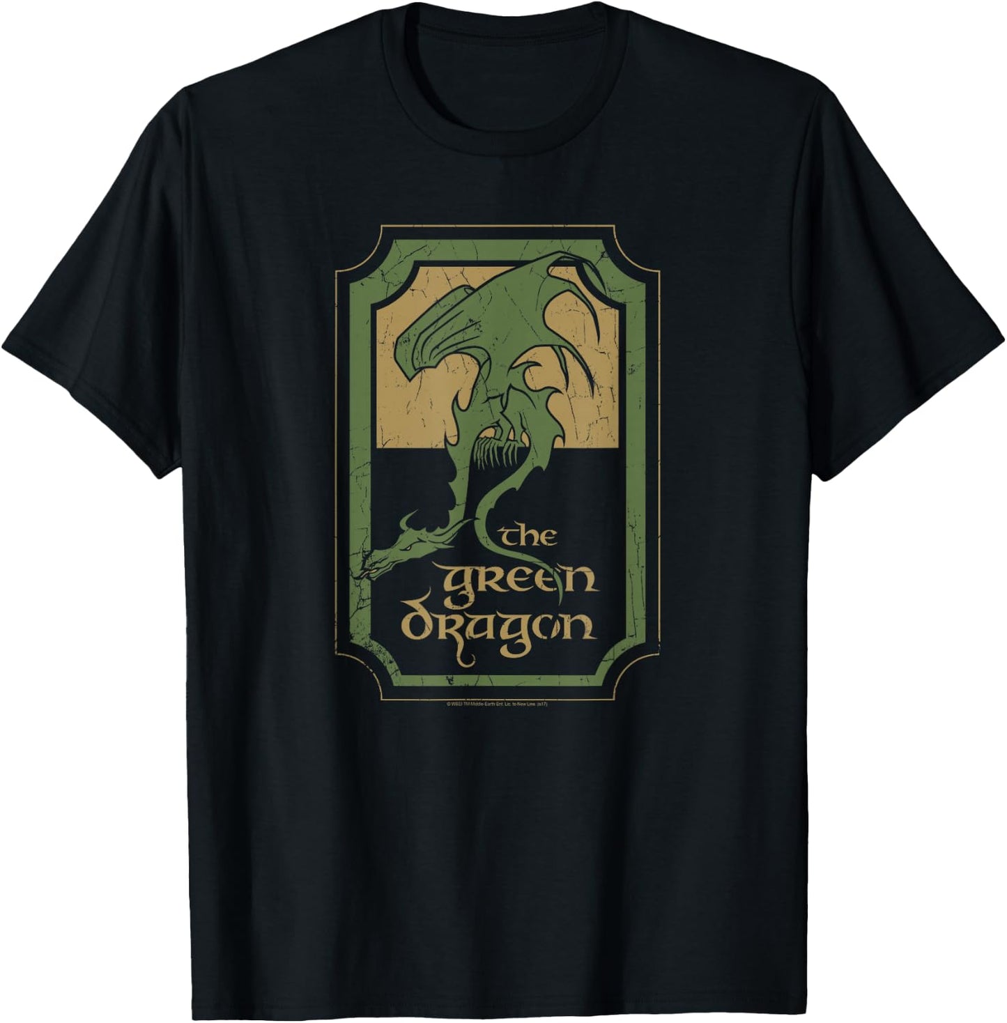 The Lord of the Rings Green Dragon Tavern T-Shirt - T-Shirt | Black