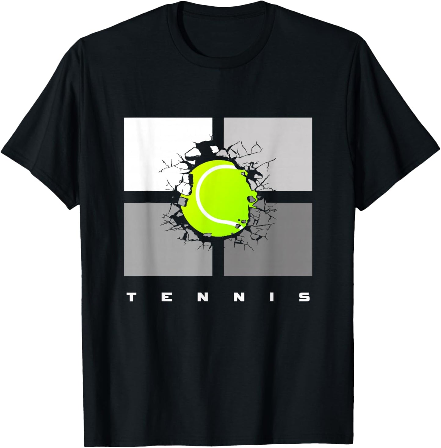 Tennis Apparel - Tennis T-Shirt - T-Shirt | Black