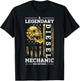 Retirement Retired Diesel Mechanic T-Shirt - T-Shirt | Black
