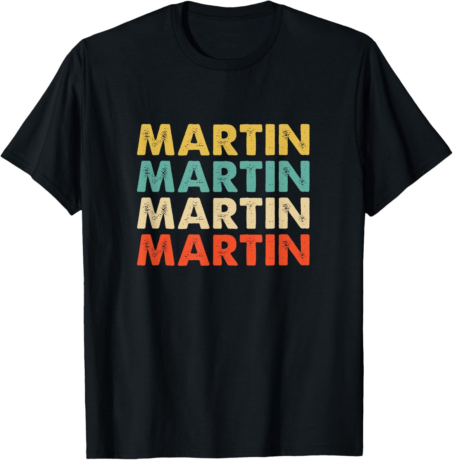 Martin Name T-Shirt - T-Shirt | Black