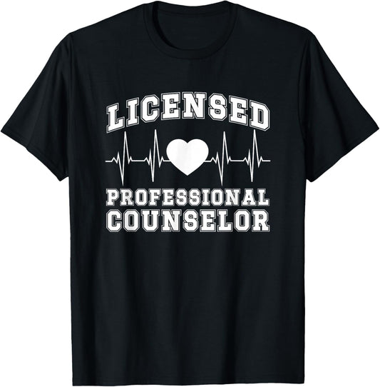 Licensed Professional Counselor Best LPC T-Shirt - T-Shirt | Black
