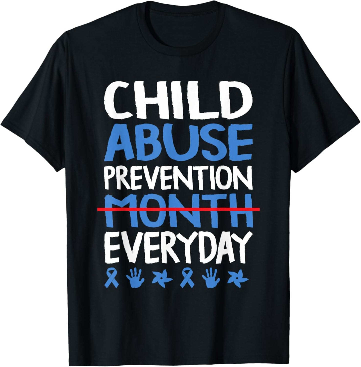 Child abuse awareness Child abuse prevention T-Shirt - T-Shirt | Black