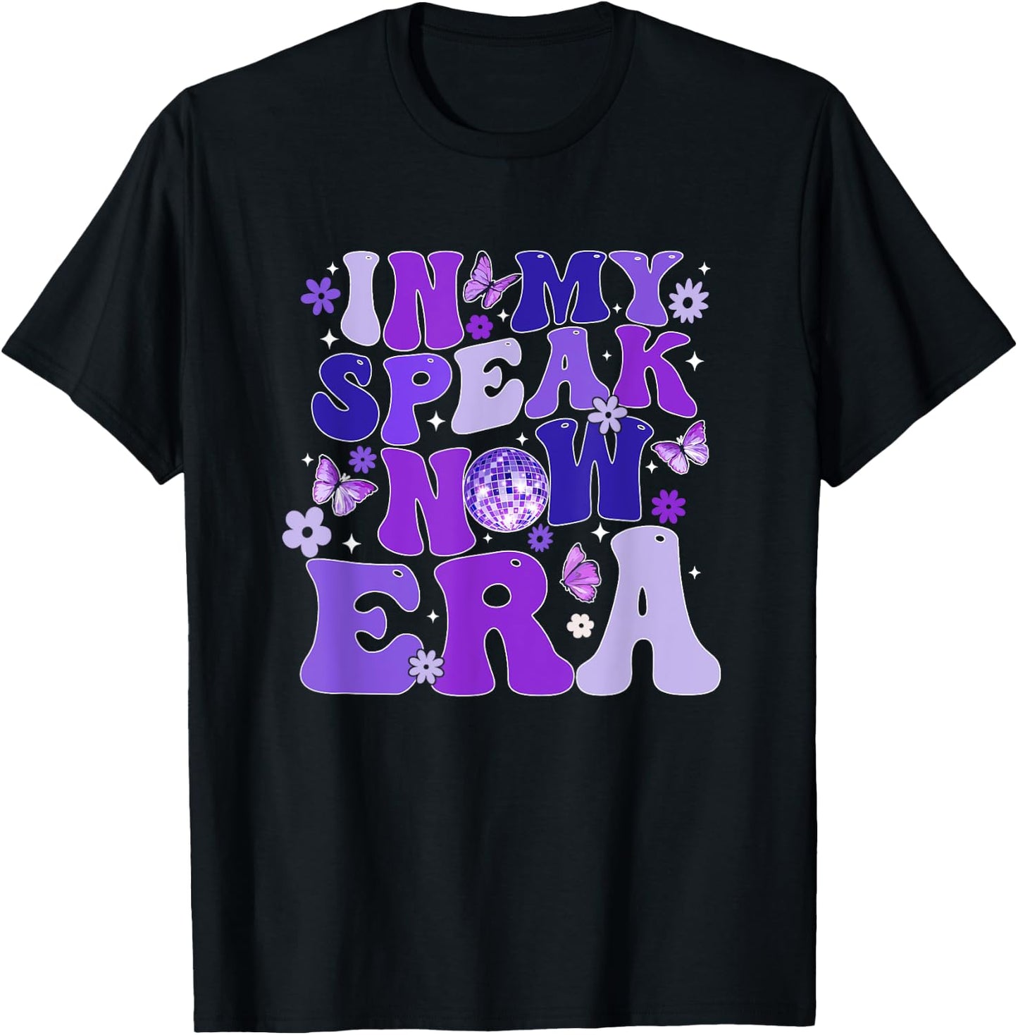 Groovy Retro In My Speak Now Era Speak T-Shirt - T-Shirt | Black