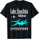 Modern Lake Ouachita, Arkansas T-Shirt - T-Shirt | Black