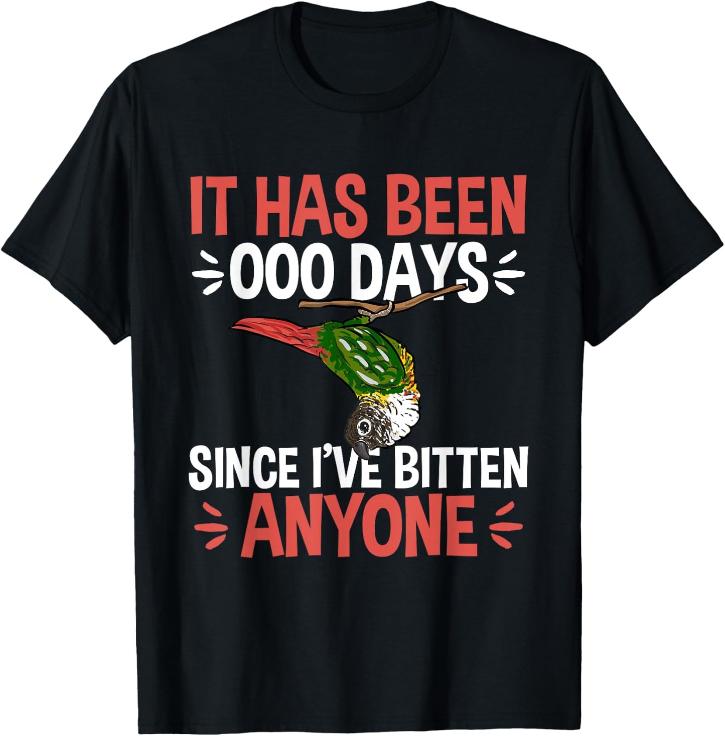 Green Cheek Conure Parrot Bird Conure T-Shirt - T-Shirt | Black