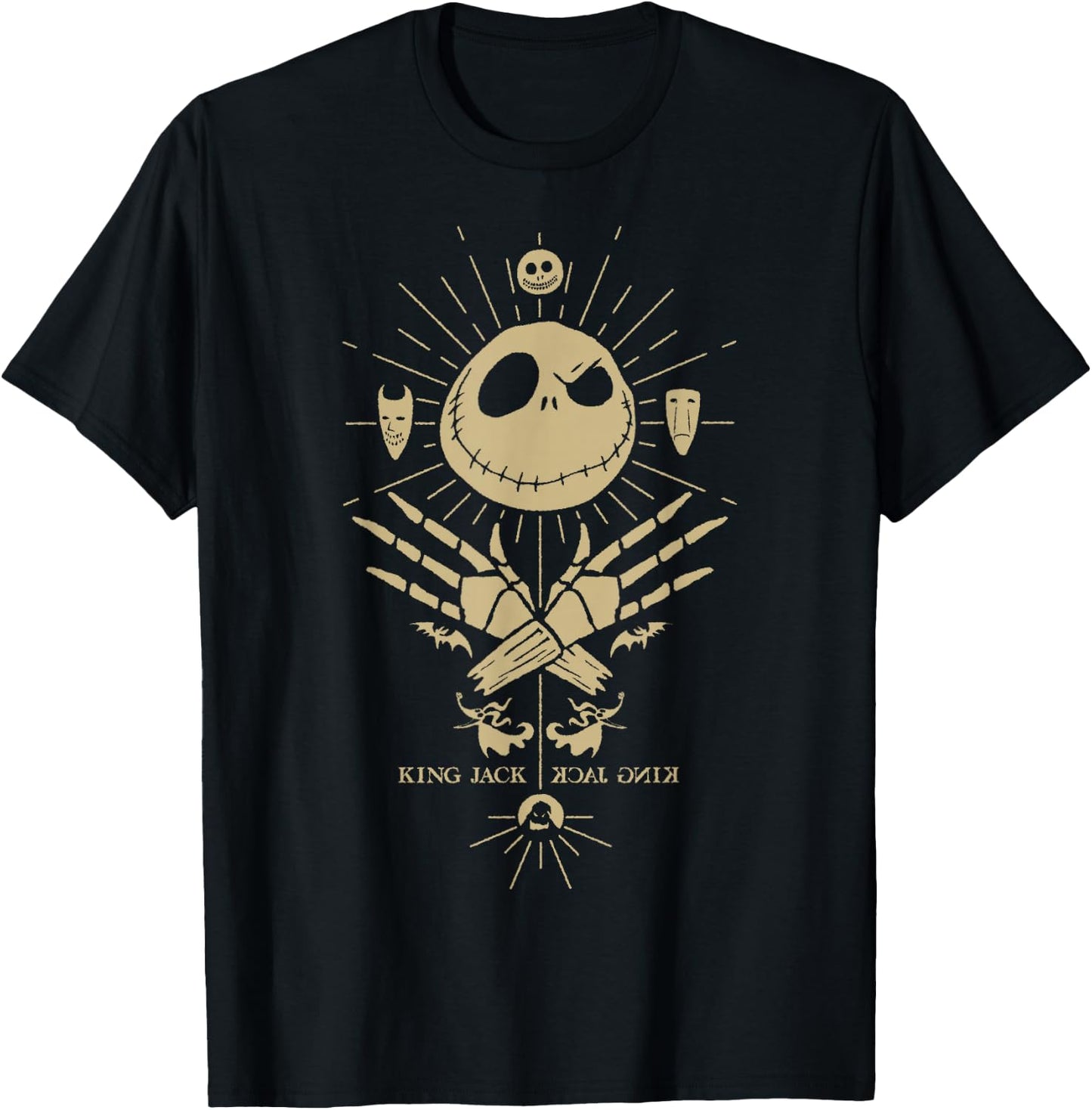 Disney The Nightmare Before Christmas Halloween King Jack T-Shirt - T-Shirt | Black