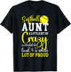 Softball Aunt Proud Aunt Of A Softball Player Aunt T-Shirt - T-Shirt | Black