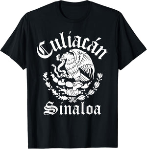 Culiacán Sinaloa with Mexican Emblem Culiacán T-Shirt - T-Shirt | Black
