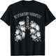 Respiratory Therapist Valentines Artistic Flowers T-Shirt - T-Shirt | Black