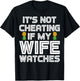 Funny Swinger It's Not Cheating If My Wife Watches T-Shirt - T-Shirt | Black
