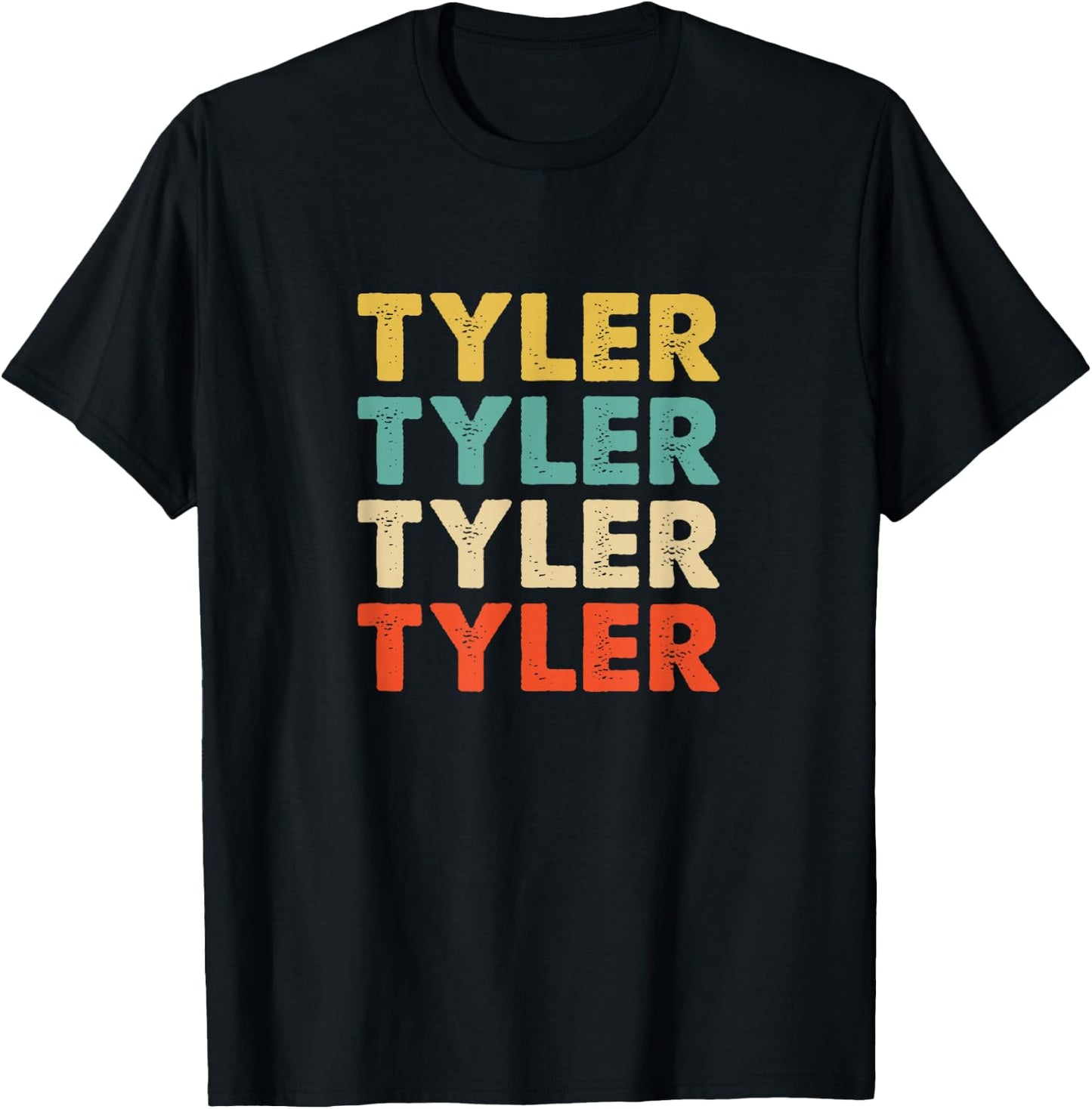 Tyler Name T-Shirt - T-Shirt | Black