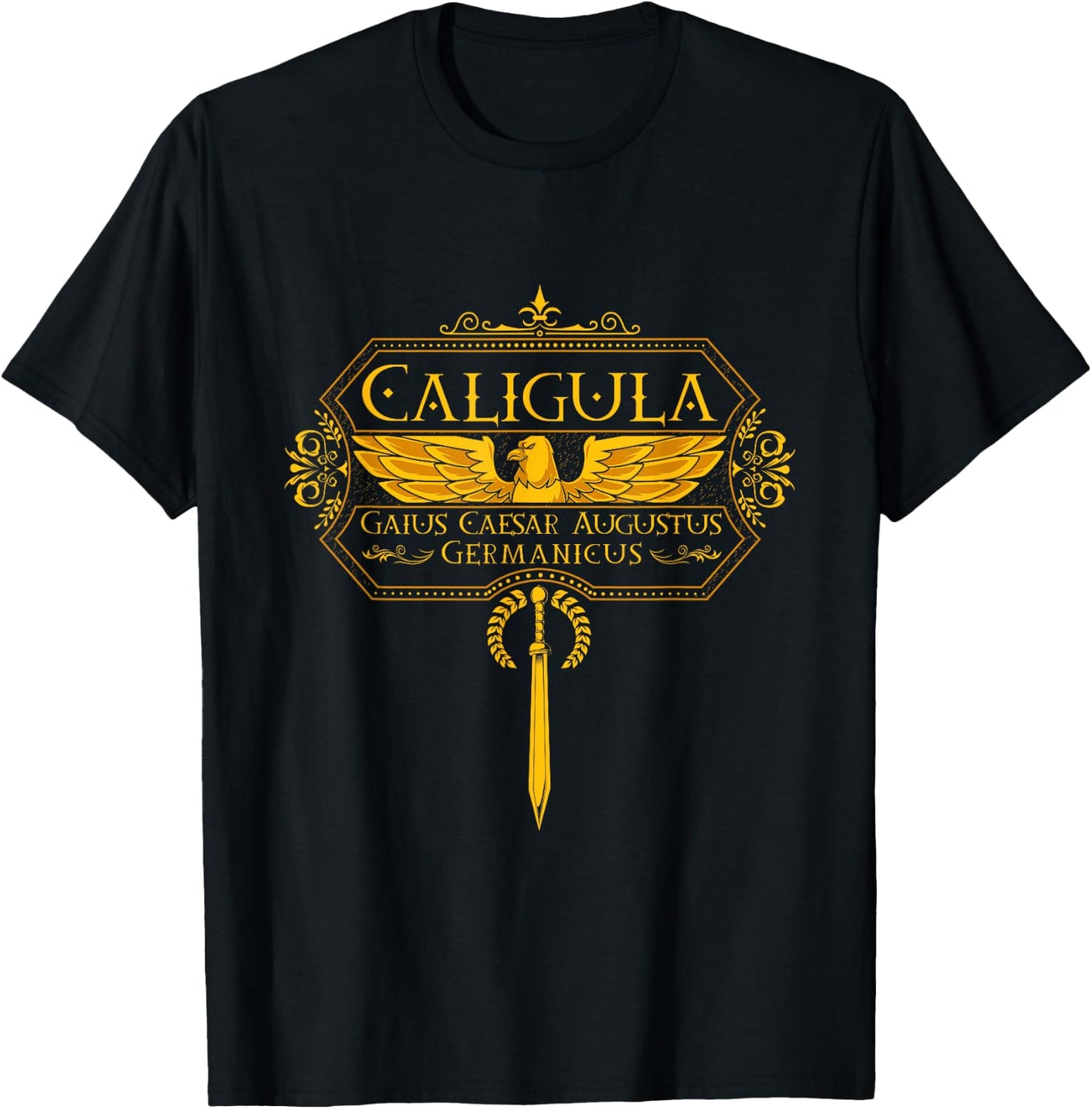 Roman Emperors - Caligula T-Shirt - T-Shirt | Black
