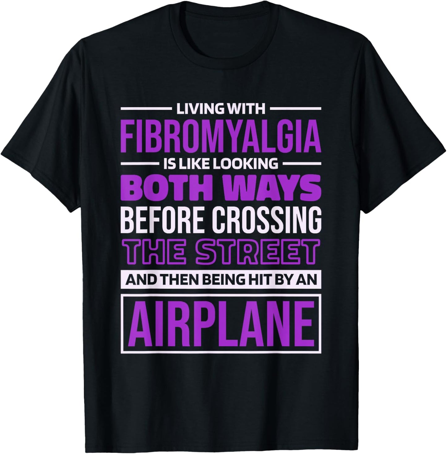 Fibromyalgia Warrior Quote for Fibromyalgia Awareness T-Shirt - T-Shirt | Black