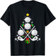 Golf Equipment Christmas Tree Christmas Golf T-Shirt - T-Shirt | Black