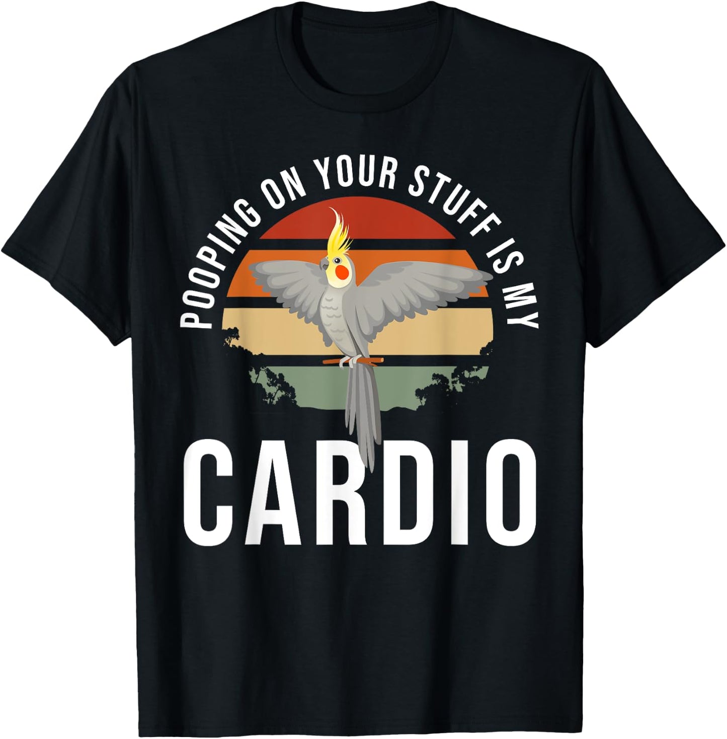 Cockatiel Owner Bird Lover Funny Cockatiel T-Shirt - T-Shirt | Black