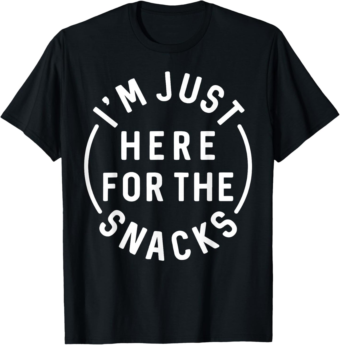 I'm Just Here For The Snacks Toddler Kids T-Shirt - T-Shirt | Black