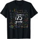 First Day Of School 5th Grade Square Root Of 25 Math Teacher T-Shirt - T-Shirt | Black