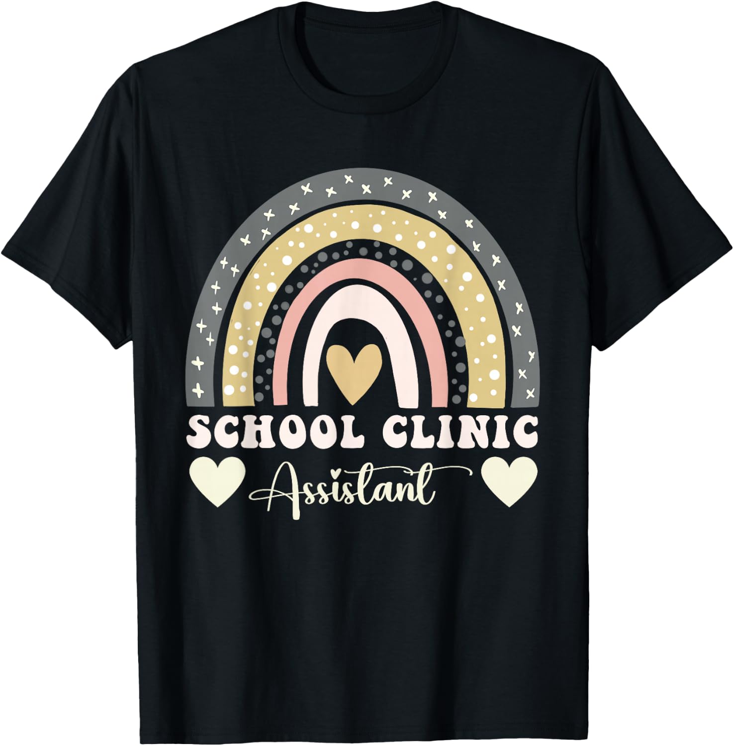School Nurse Appreciation Week School Clinic Assistant T-Shirt - T-Shirt | Black