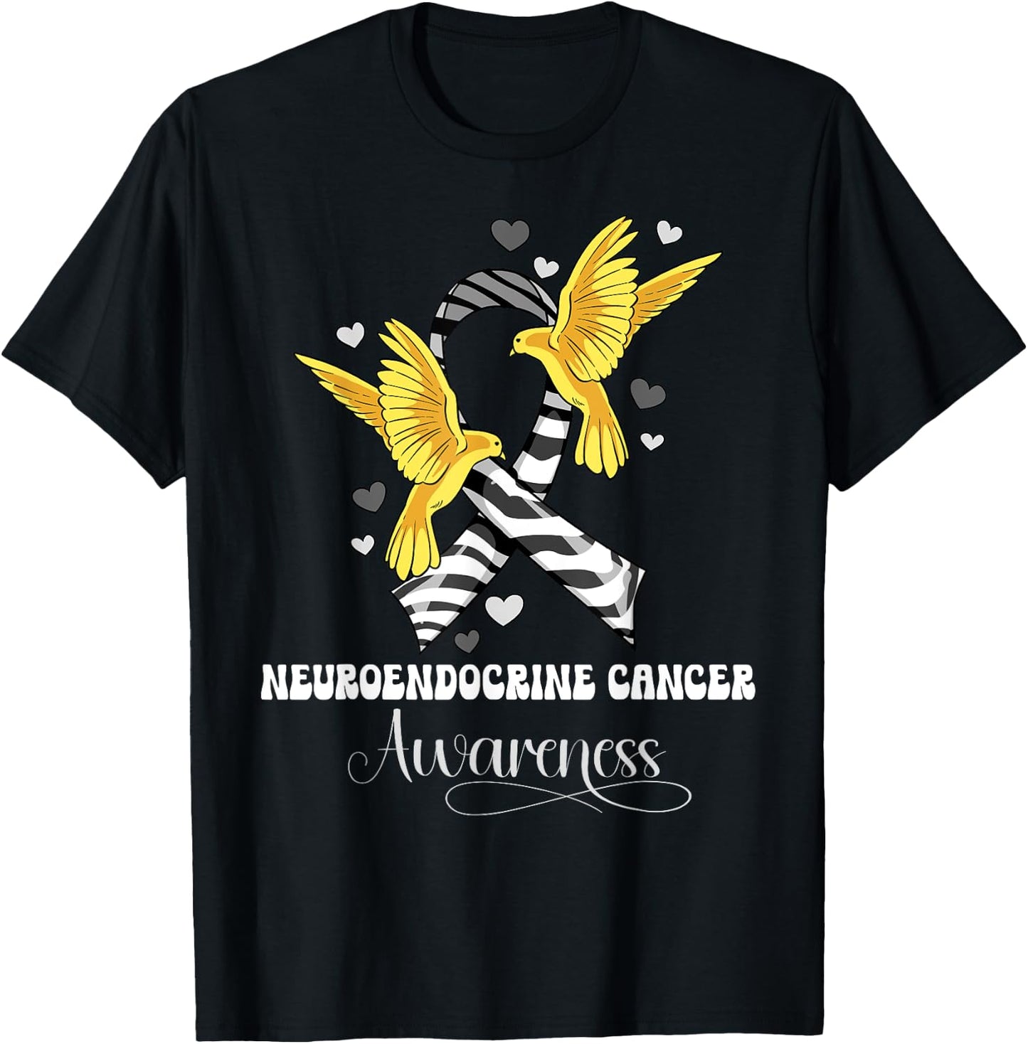 Neuroendocrine Cancer Awareness T-Shirt - T-Shirt | Black
