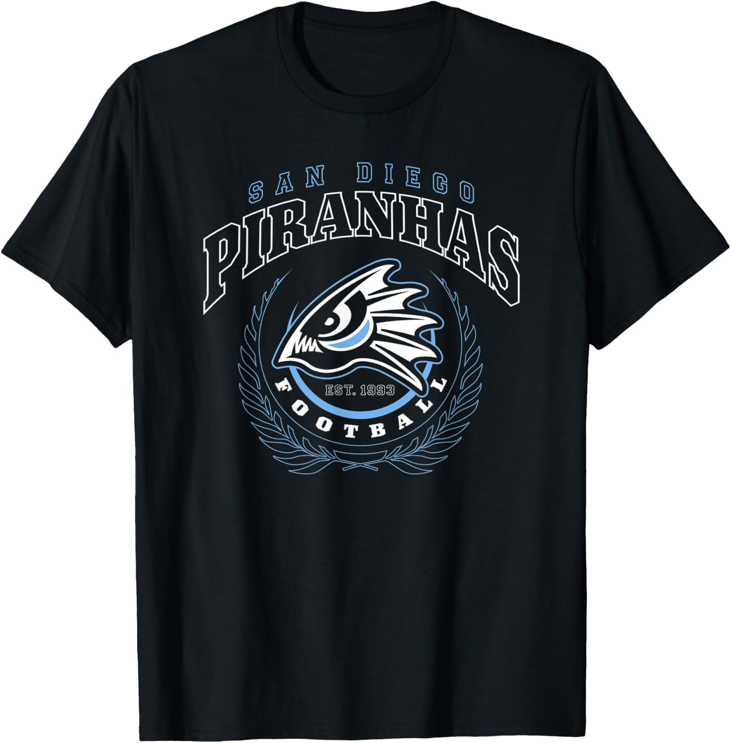 Piranhas Est.1993 Graphic T-Shirt - T-Shirt | Black