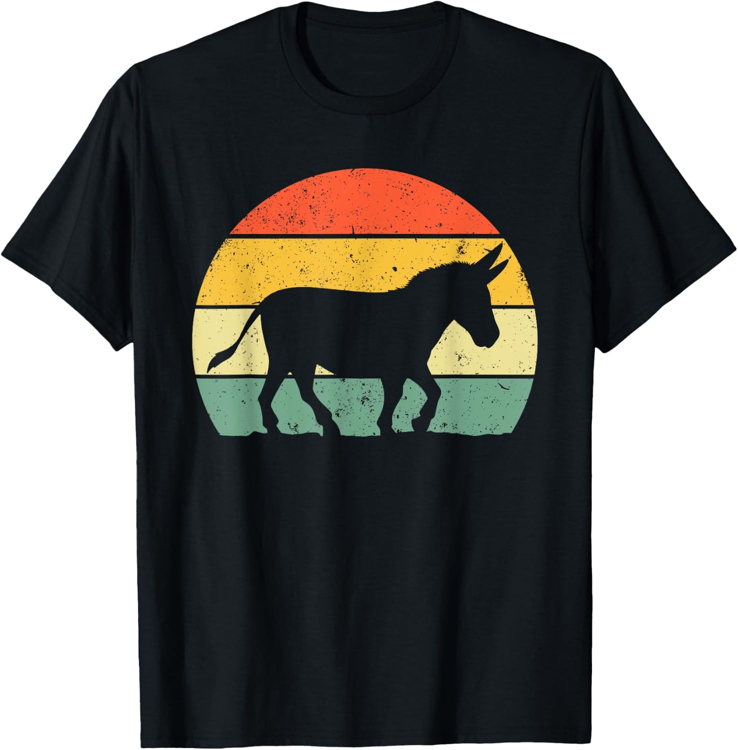 Cool Donkey Women Mule Horse Animal Lover Jackass T-Shirt - T-Shirt | Black