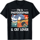 I'm A Photographer & Cat Lover Photography Photographers Women T-Shirt - T-Shirt | Black