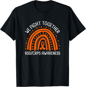 We Fight Together RSD CRPS Awareness T-Shirt - T-Shirt | Black