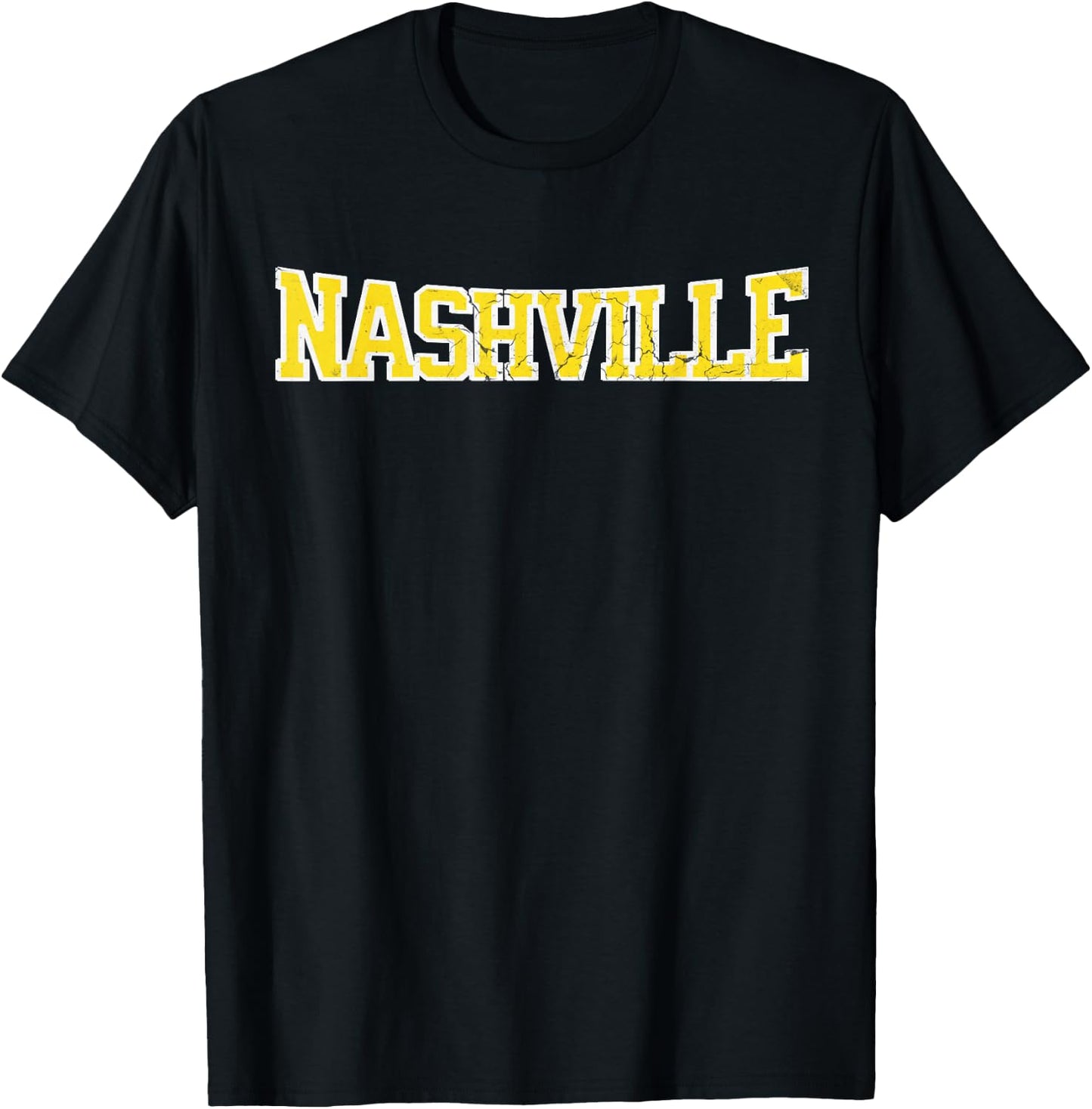 Nashville City Soccer yellow T-Shirt - T-Shirt | Black