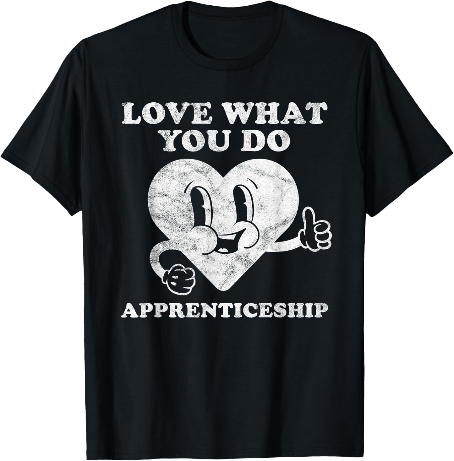 Retro Vintage Apprentice or Trainee or Apprenticeship Lover T-Shirt - T-Shirt | Black