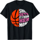 She Gets It From Her Mom Basketball Girls Women's Daughters T-Shirt - T-Shirt | Black