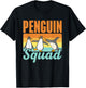 Penguin Team Animal Lover Penguins Cute Penguin T-Shirt - T-Shirt | Black