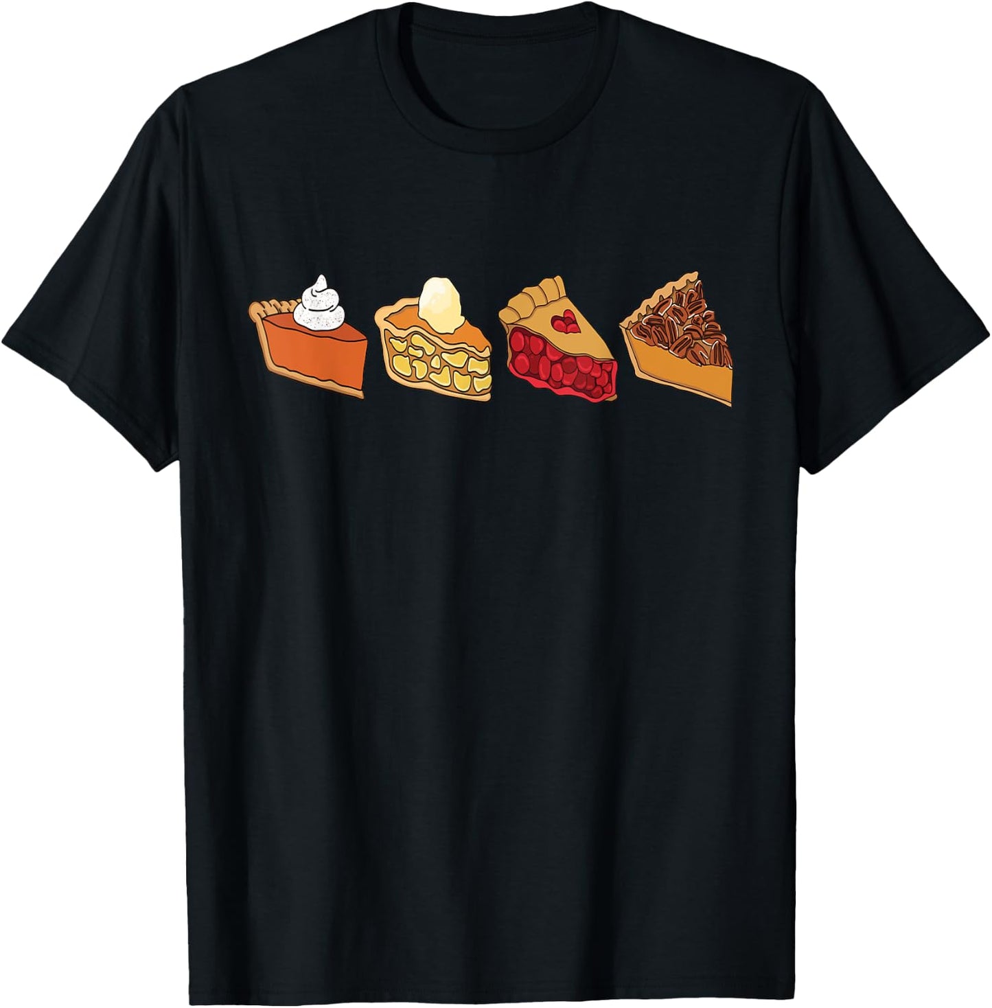 Thanksgiving Cutie Pie Dinner Pumpkin Pie Kids Girls T-Shirt - T-Shirt | Black