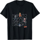 Naruto Classic Naruto Kakashi Sakura & Sasuke T-Shirt - T-Shirt | Black