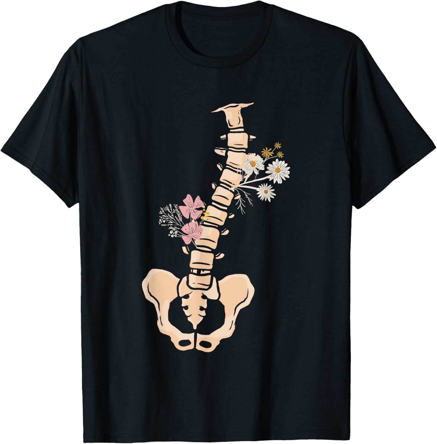 Spine Vertebrae - Medical Student Future Spine Surgery Lover T-Shirt - T-Shirt | Black