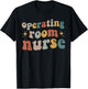Retro Groovy Operating room Nurse Nursing OR Surgical Nurse T-Shirt - T-Shirt | Black
