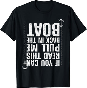 Funny Boating Design Women Boating Boater Boat Owner T-Shirt - T-Shirt | Black