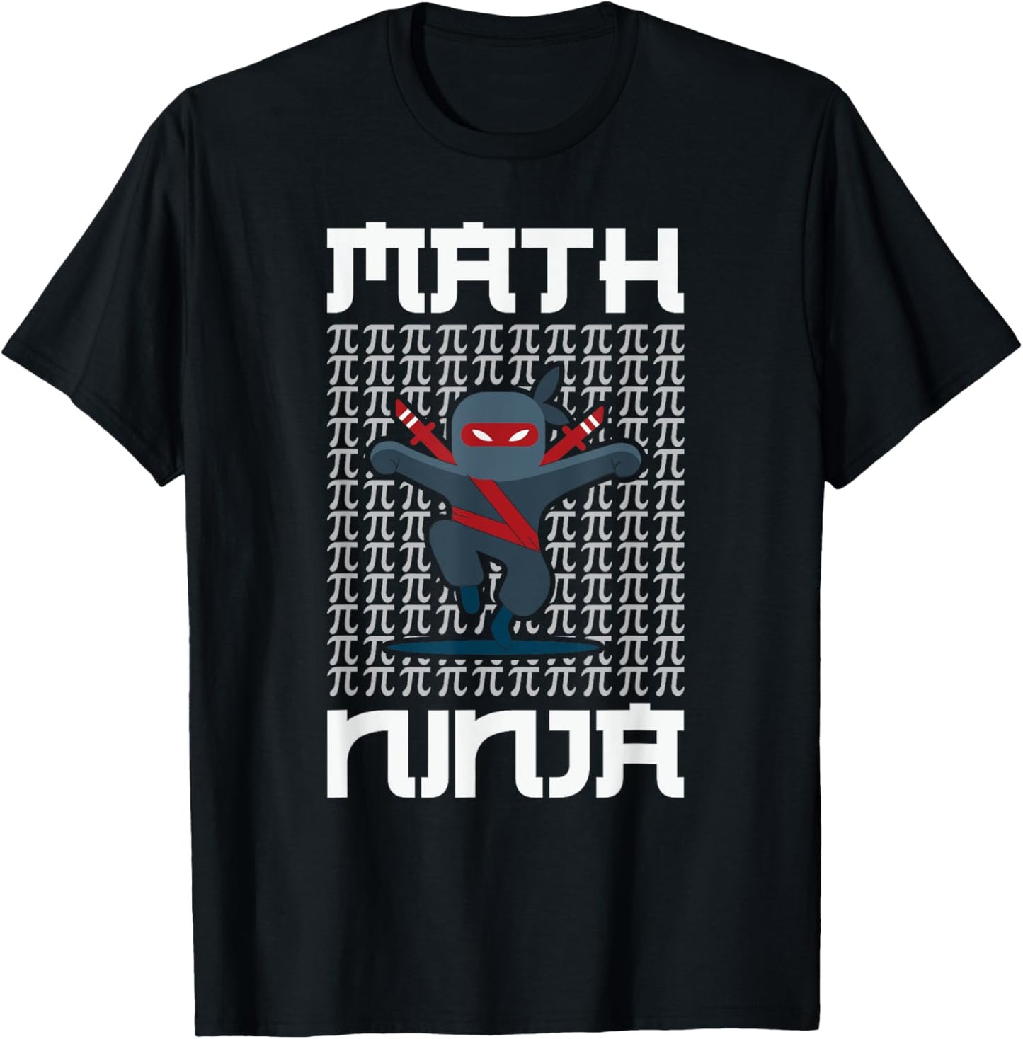 Real Math Ninja - Cool Maths for Kids Warrior T-Shirt - T-Shirt | Black